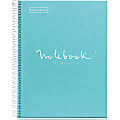 Roaring Spring® Fashion Tint Wirebound Notebook, 8 1/2" x 11", 1 Subject, Teal