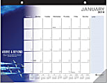 AT-A-GLANCE® Successories® Motivational Desk Pad, 22" x 17", January-December 2014