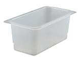 Cambro Translucent GN 1/3 Colander Pans, 5"H x 6-15/16"W x 12-3/4"D, Pack Of 6 Colanders