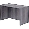 Lorell® Essentials 48"W Desk, Weathered Charcoal