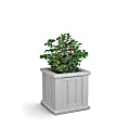 Mayne Cape Cod Square Planter, 14"H, White 1 thumbnail image