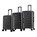 InUSA Trend ABS Rolling Luggage Set, Black, Set Of 3 Pieces 1 thumbnail image