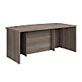 Sauder® Affirm 72"W Commercial Bow-Front Office Computer Desk, Hudson Elm 1 thumbnail image