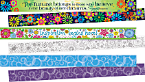 Barker Creek Double-Sided Borders, 3" x 35", Summer Fun, 12 Strips Per Pack, Set Of 3 Packs 1 thumbnail image
