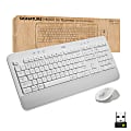 Logitech Signature MK650 Combo For Business Wireless Mouse and Keyboard Combo, Off White