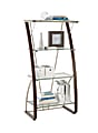 Realspace® Merido Bookcase, Espresso/Silver 1 thumbnail image