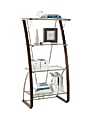 Realspace® Merido Bookcase, Espresso/Silver