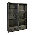 Imperial NFL Wall Mounted Wood Organizer, 19”H x 14-1/4”W x 2-3/4”D, Green Bay Packers