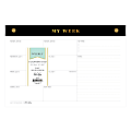 Planning Pad DD Black Matte 10x7.25 AY26–27 Weekly 1 thumbnail image
