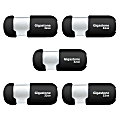 Dane-Elec Gigastone USB 2.0 Flash Drives, 32GB, Black/Silver, Pack Of 5 Flash Drives