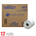 Prime Source® Hardwound White Roll Towels, 7 7/8" x 350', Case Of 12 Rolls 1 thumbnail image