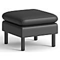 HON Parkwyn Ottoman, 17.8"H x 24"W x 23"D, Material: Polyurethane, Black 1 thumbnail image