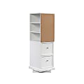 Sauder® Craft Pro Series Craft Tower, 2 Adjustable Shelves, White 1 thumbnail image