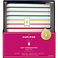 Simplified by Emily Ley for AT-A-GLANCE® 2026 Weekly Monthly Organizer Set, Happy Stripe, Desk Size, 5 1/2" x 8 1/2" 1 thumbnail image
