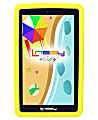 Linsay 7" Tablet, 2GB Memory, 64GB Storage, Android 13, Yellow Kids Case 1 thumbnail image