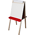 Flipside Non-Magnetic Dry-Erase Whiteboard/Paper Roll Child's Easel, 44" x 24", Wood Frame With Pine Finish 1 thumbnail image