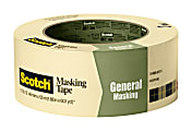 Scotch® Greener Masking Tape For Basic Painting, 3" Core, 2" x 60 Yd., Pistachio
