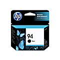 HP 94 Black Ink Cartridge With Vivera Ink, C8765WN