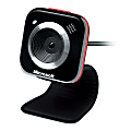 Microsoft® LifeCam VX-5000 Webcam, Black/Red 1 thumbnail image