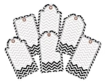 Barker Creek Accents, Double-Sided, Chevron Black/White, Pack Of 72 1 thumbnail image