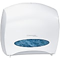 Kimberly-Clark Jr. Escort Jumbo Bathroom Tissue Dispenser, Pearl White