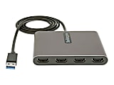 StarTech.com USB 3.0 To 4 HDMI Adapter / External Video And Graphics Card