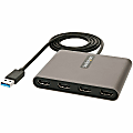 StarTech.com USB 3.0 To 4 HDMI Adapter / External Video And Graphics Card 1 thumbnail image