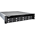 QNAP 8-bay High Performance Unified Storage - Intel Core i5 i5-4590S Quad-core 3 GHz - 8 GB RAM DDR3 SDRAM - Serial ATA/600 Controller - RAID Supported 0, 1, 5, 6, 10, Hot Spare, JBOD - 8 x Total Bays