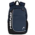 HEAD Overhead Backpack With 15" Laptop Pocket, Navy