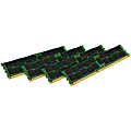 Kingston 64GB DDR3 SDRAM Memory Module - For Server - 64 GB (4 x 16 GB) - DDR3-1600/PC3-12800 DDR3 SDRAM - CL11 - 1.50 V - ECC - Registered - 240-pin - DIMM