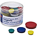 Officemate Heavy-Duty Magnets, Assorted Colors, Pack Of 30 1 thumbnail image