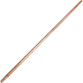 Ettore Floor Squeegee Wooden Pole Handle - 54" Length x 1" Diameter - Natural - Wood - 1 Each 1 thumbnail image