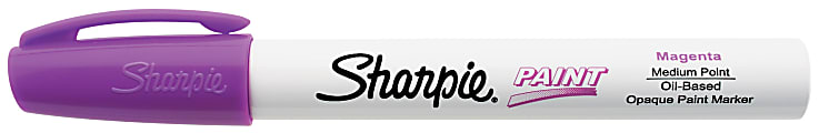 Sharpie Medium Point Oil-Based Paint Marker - Medium Marker Point - Magenta Oil Based Ink - 1 Each 1 thumbnail image