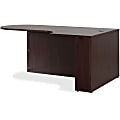 Lorell® Essentials Series 72"W Right Peninsula Desk, Mahogany 1 thumbnail image