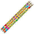Musgrave Pencil Co. Motivational Pencils, 2.11 mm, #2 Lead, Birthday Bash, Multicolor, Pack Of 144 1 thumbnail image