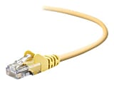 Belkin - Patch cable - RJ-45 (M) to RJ-45 (M) - 25 ft - UTP - CAT 5e - snagless - yellow -  - A3L791B25YLWS 1 thumbnail image