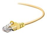 Belkin - Patch cable - RJ-45 (M) to RJ-45 (M) - 25 ft - UTP - CAT 5e - snagless - yellow - for Omniview SMB 1x16, SMB 1x8; OmniView SMB CAT5 KVM Switch