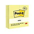 Post-it Notes Value Pack, 3 in x 3 in, 24 Pads, 100 Sheets/Pad, Clean Removal, Canary Yellow