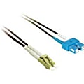 C2G-1m LC-SC 50/125 OM2 Duplex Multimode PVC Fiber Optic Cable - Black - Fiber Optic for Network Device - LC Male - SC Male - 50/125 - Duplex Multimode - OM2 - 1m - Black