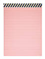 Office Depot® Brand Fashion Legal Note Pads, 8 1/2" x 11", Wide Rule, 100 Pages (50 Sheets), Gold Hexagon, Pack Of 2 Pads 1 thumbnail image