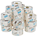 Scotch® Heavy Duty Shipping Packaging Tape- 36 Pack, 1.88" x 54.60 yds - 1.88" Width x 54.60 yd Length - 3" Core - Synthetic Rubber Resin - Rubber Resin Backing - 36 / Carton - Clear