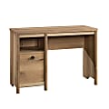 Sauder® Dover Edge 43”W Single-Pedestal Computer Desk, Timber Oak