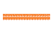 Barker Creek Scalloped-Edge Double-Sided Borders, 2 1/4" x 36", Tangerine, Pack Of 13 1 thumbnail image