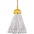 Rubbermaid Commercial No. 20 Disposable Mop - 1" Headband - 5.5" Width x 6.5" Depth - White - 24 / Carton 1 thumbnail image