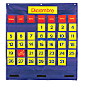 Learning Resources® Bilingual Monthly Calendar Pocket Chart Set, 25 1/2" x 28", Blue, Pre-K - Grade 3 1 thumbnail image