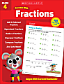 Scholastic Success With Fractions Workbook, Grade 4