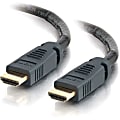 C2G 50ft HDMI Cable - Plenum Rated - High Speed HDMI Cable - M/M - HDMI cable - HDMI male to HDMI male - 50 ft - shielded - black