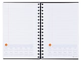 AT-A-GLANCE® Daily Planning Notebook, 6" x 9", Gray, January-December 2014