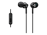 Sony® EX Monitor In-Ear Headphones, Black, MDREX110AP/B 1 thumbnail image