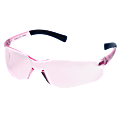 Uvex Impact Frameless Safety Eyewear, Pink Lens